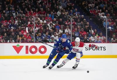 Pettersson notches three points, Canucks edge Canadiens 7-6 in overtime