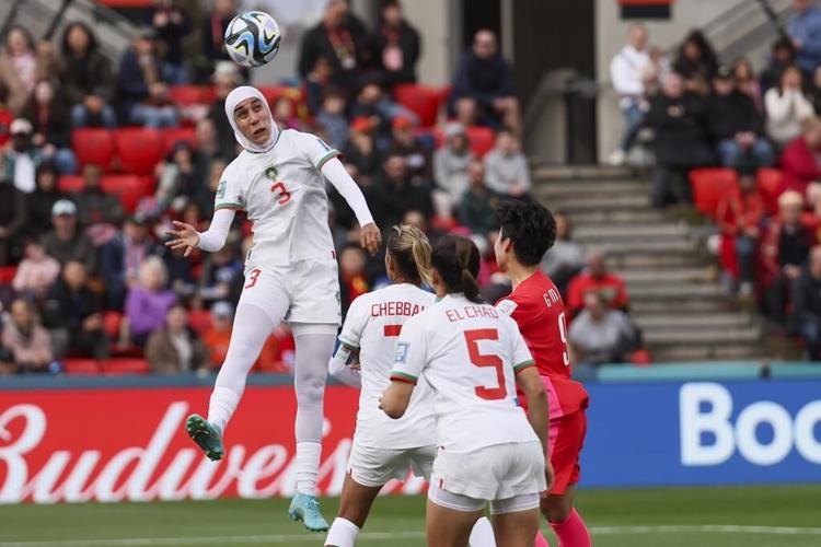 Morocco’s Benzina becomes the first senior-level Women’s World Cup player to compete in hijab