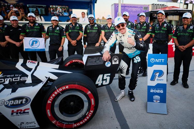Louis Foster wins pole position at Ontario Honda Dealers Indy at Markham