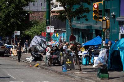 More than 450 unhoused people died in B.C. in 2023, almost tripling 2020 toll