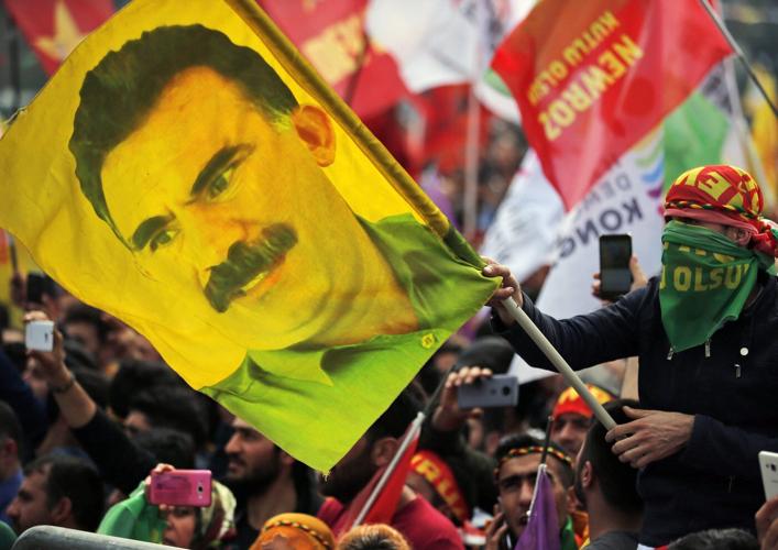 Kurdish leader Ocalan issues message from prison, urging PKK to disarm to make peace with Turkey
