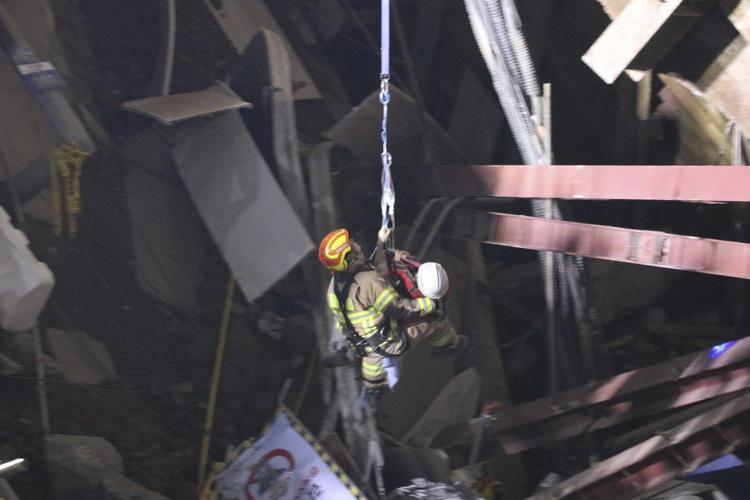 Worker rescued from collapsed subway construction site in South Korea