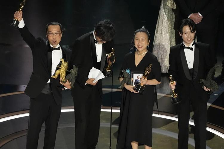 The monster wins one at last as 'Godzilla Minus One' nabs the Oscar for visual effects