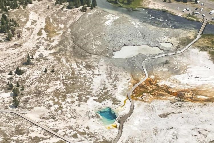 Surprise Yellowstone geyser eruption highlights little known hazard at popular park