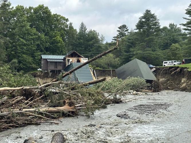 More flooding hits Vermont with washed-out roads, smashed vehicles and destroyed homes
