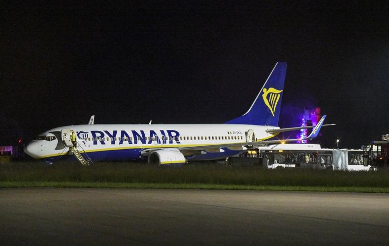 Violent turbulence hits a Ryanair flight in Germany, forcing an emergency landing and injuring 9