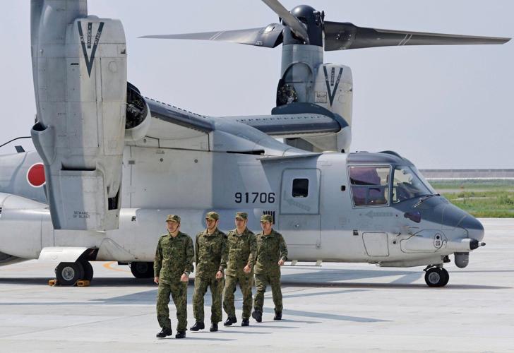 Japan starts deploying Osprey fleet at a new base to beef up southwestern defense
