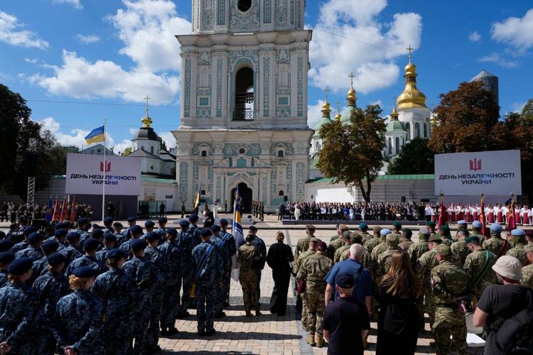 European leaders mark Ukraine’s 35th Independence Day as Russian invasion pushes on
