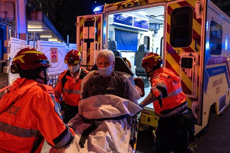 Photos from Hong Kong's deadliest fire in decades