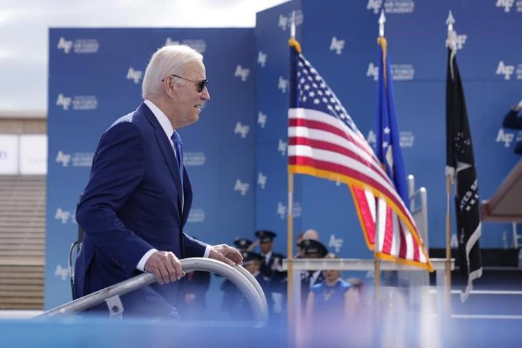 Biden tells US Air Force Academy graduates their leadership needed in increasingly confusing world