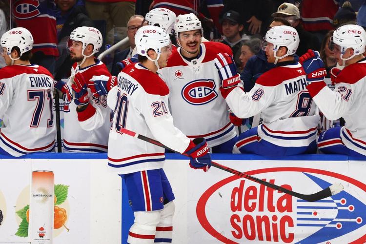 Caufield scores twice, leads Canadiens to 4-2 win over Sabres