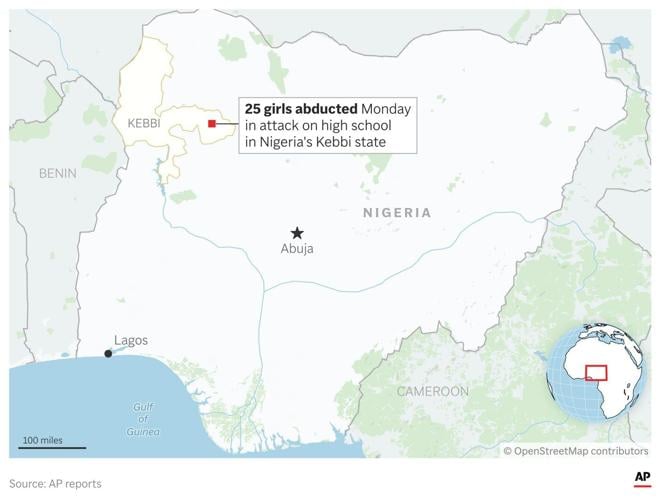 One of 25 abducted students in Nigeria escapes as the search continues for the missing girls