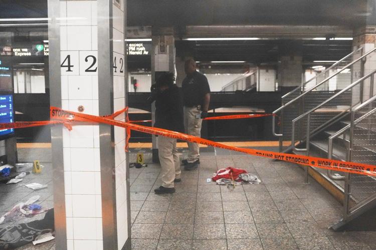 Stabbings on New York subway leaves 3 hurt as officers shoot knife-wielding man