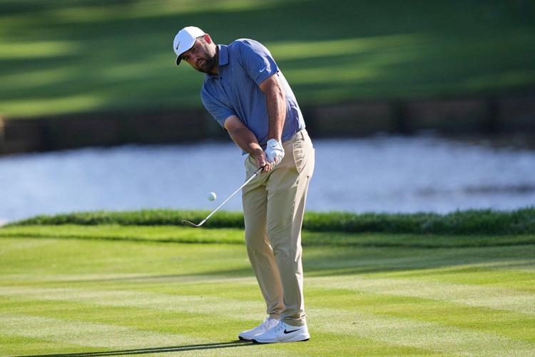 Ludvig Aberg aces Sawgrass with 63 to take 2-shot lead at Players as Scheffler narrowly makes cut