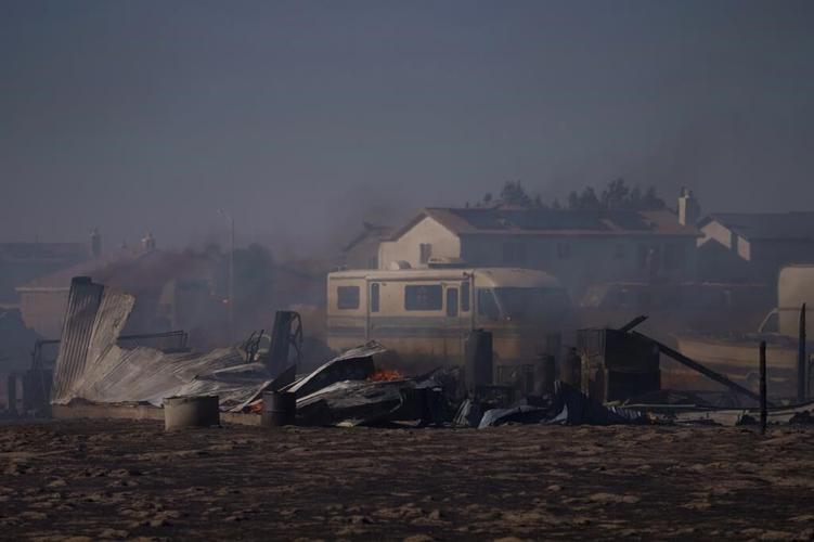 Strong winds, steep terrain hamper crews battling Los Angeles area's first major fire of the year