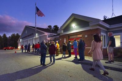 Even voters in independent-minded Maine are taking sides in a polarized nation
