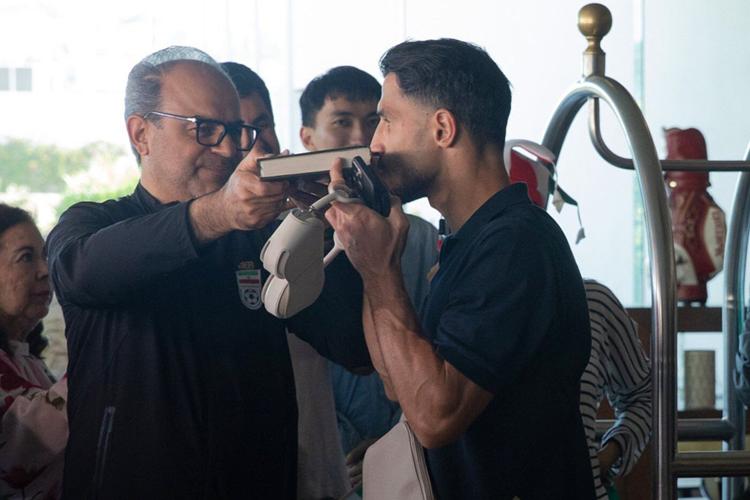 Come inside Iran's World Cup hotel in Tijuana, Mexico, where fans turn up to cheer
