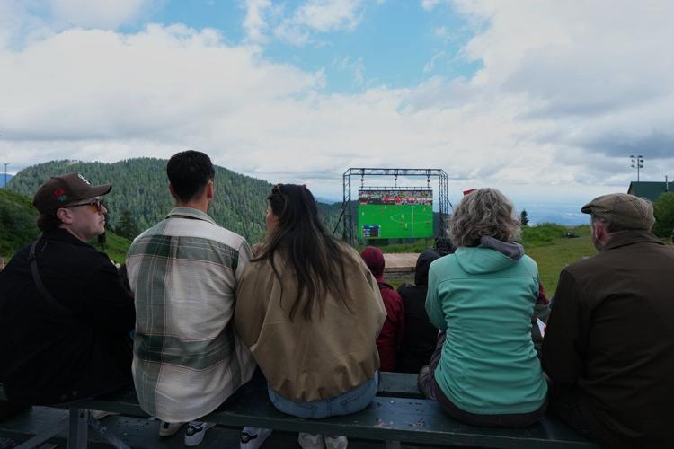 Soccer meets nature at Vancouver mountaintop watch party