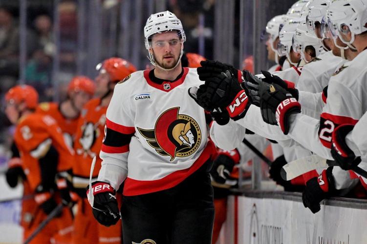 Batherson's deflection leads to winning goal in Senators' 3-2 victory over Ducks