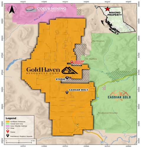 GoldHaven Reaches 3,000 Metres Drilled at Magno, Advances High-Grade Silver-Lead-Zinc Targets in British Columbia's Cassiar District