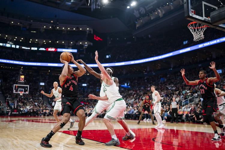 Raptors' three-point shooting goes cold against volume-shooting Celtics