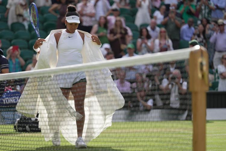 Naomi Osaka overpowers Aryna Sabalenka to reach the Wimbledon quarterfinals