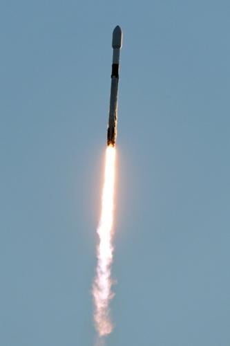 A trio of space weather satellites blast off together to study the sun's violent side