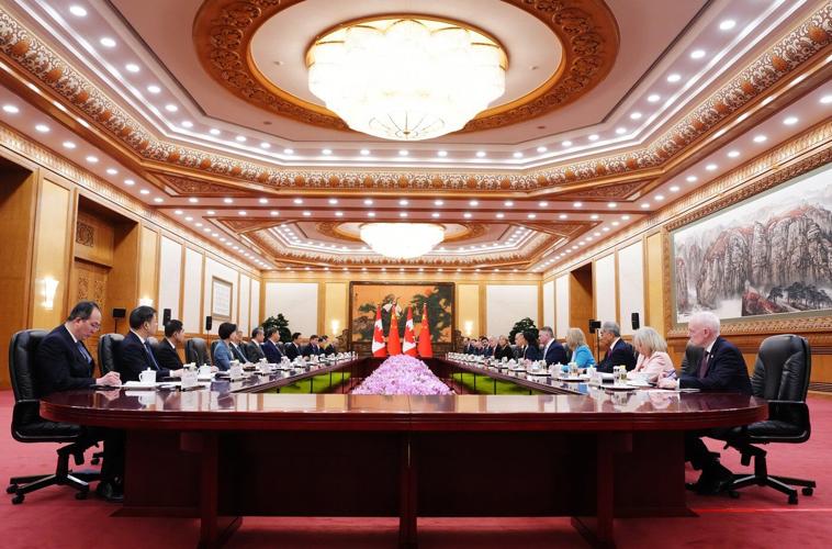 Carney meets with Chinese President Xi Jinping