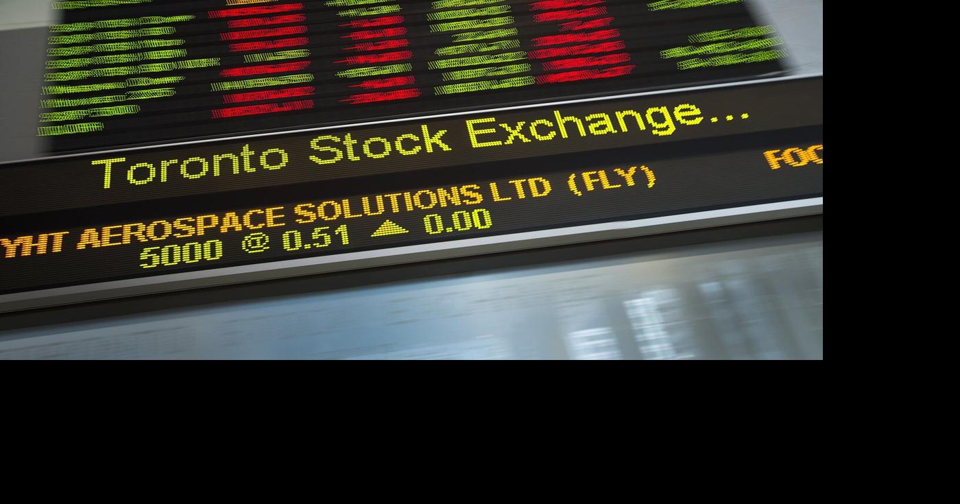 S&P/TSX composite ends higher, U.S. markets fall – thecanadianpressnews.ca  www.thecanadianpressnews.ca