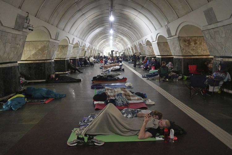 Photos show Russia's latest large missile and drone attack on Kyiv