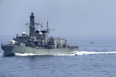 US and allied naval commanders in Mideast transit Strait of Hormuz, in show of force against Iran