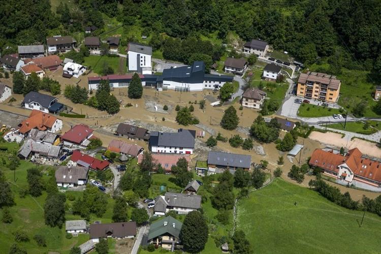 EU leader promises aid and support to flood-ravaged Slovenia during visit