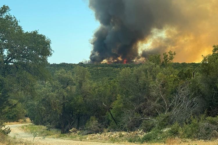 Evacuations ordered in rural Texas as wildfire mushrooms within hours