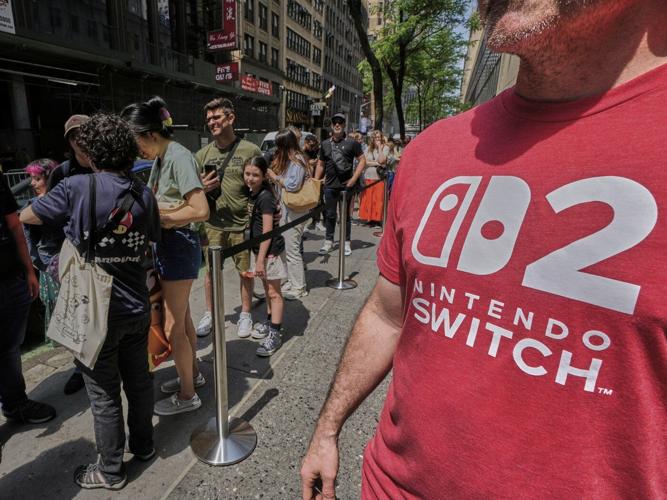 Fans get in line, long lines, for highly anticipated launch of the Nintendo Switch 2