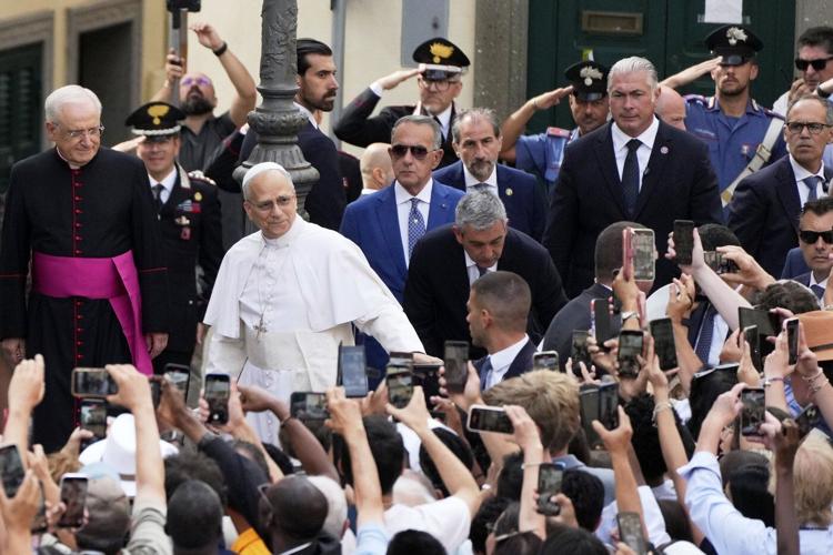 Pope celebrates Mass in parish church with special ties to his Augustinian order