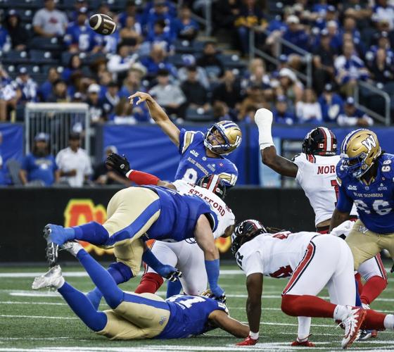 Oliveira helps Blue Bombers roll past winless Redblacks 33-21