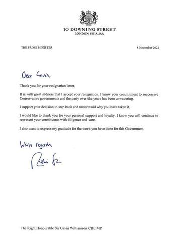 Senior UK government member resigns amid bullying claims