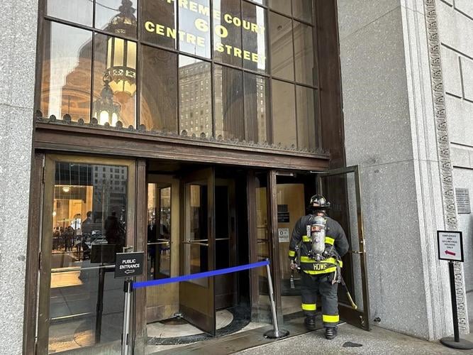 New York courthouse hosting Trump civil trial evacuated after man sets