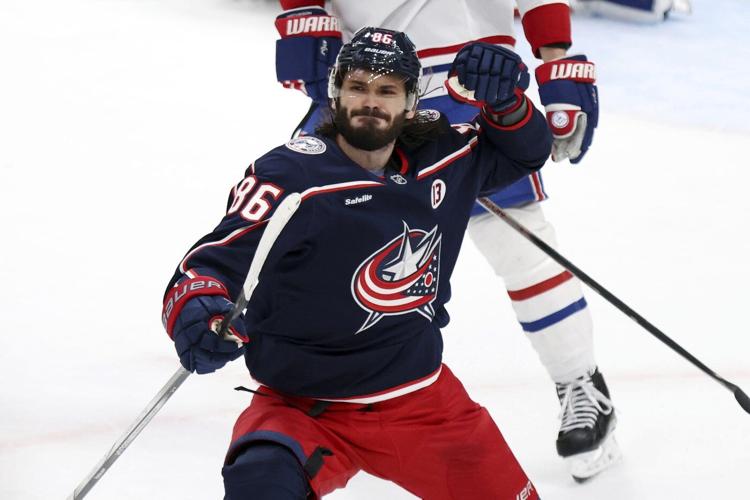 Marchenko’s late goal lifts Blue Jackets past Canadiens 5-4