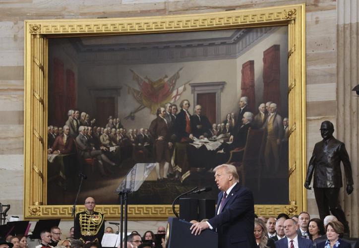 Donald Trump doesn't mention Canada in inaugural speech as Trudeau calls for unity