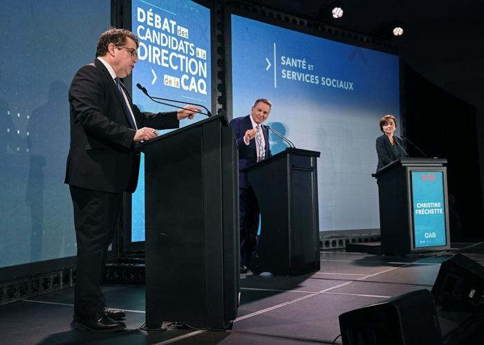 Drainville, Fr茅chette spar over language, immigration in heated CAQ leadership debate