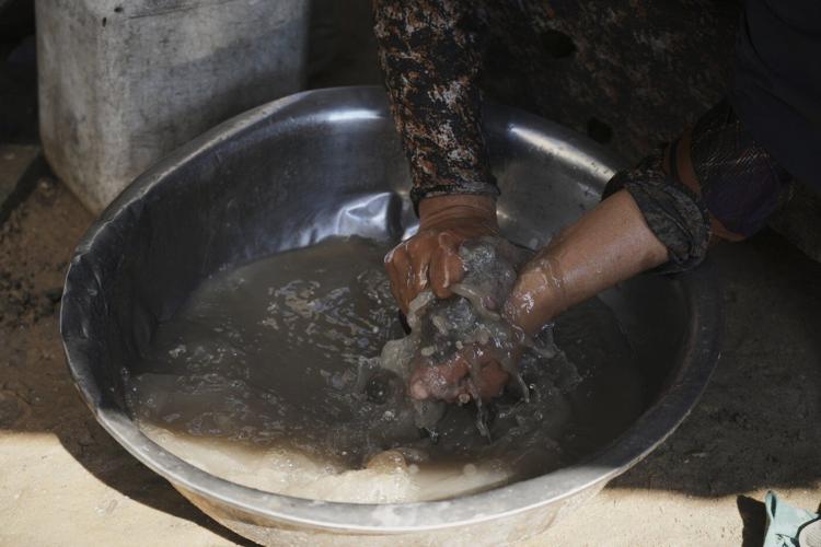 A day in the life, in photos, of one family's search for food in Gaza