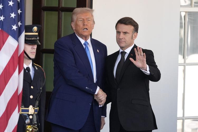 Trump expresses hope Russia's war in Ukraine is nearing an endgame as he meets with France's Macron