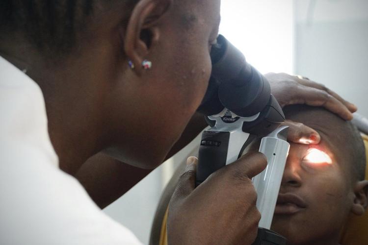 Burkina Faso's only eye doctor for children sees the trauma of both play and conflict