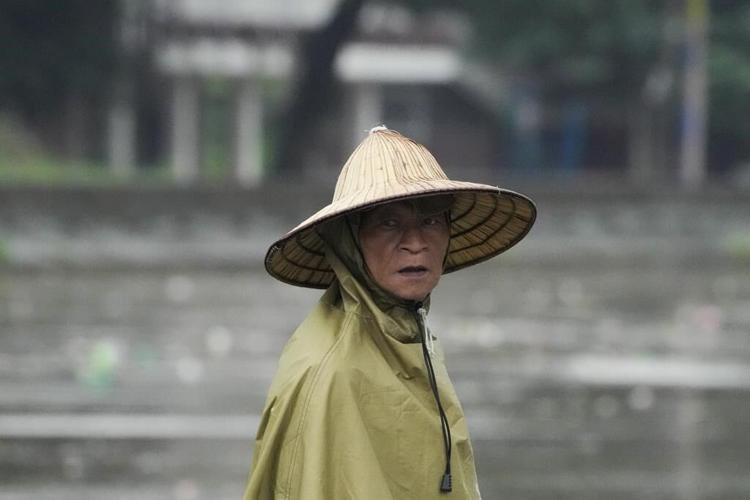 Taiwan shuts down schools and offices as Typhoon Doksuri scrapes the island's coast