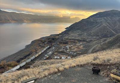 Freight train carrying fuel derails west of Kamloops, B.C.