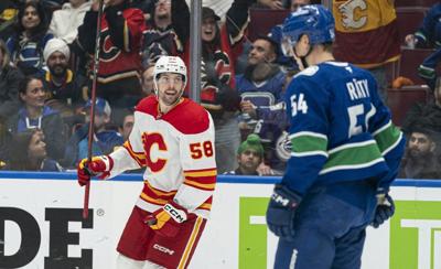 Flames forward Kirkland out for season after undergoing ACL surgery