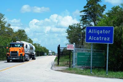 Environmental groups urge appeals court panel to lift halt on closing Florida's 'Alligator Alcatraz'