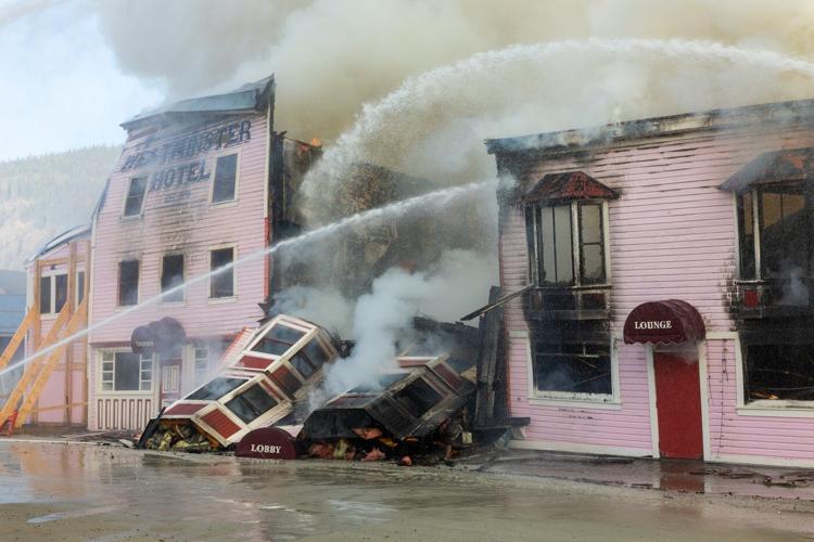 Gold-rush era Westminster Hotel lost to fire in Dawson City