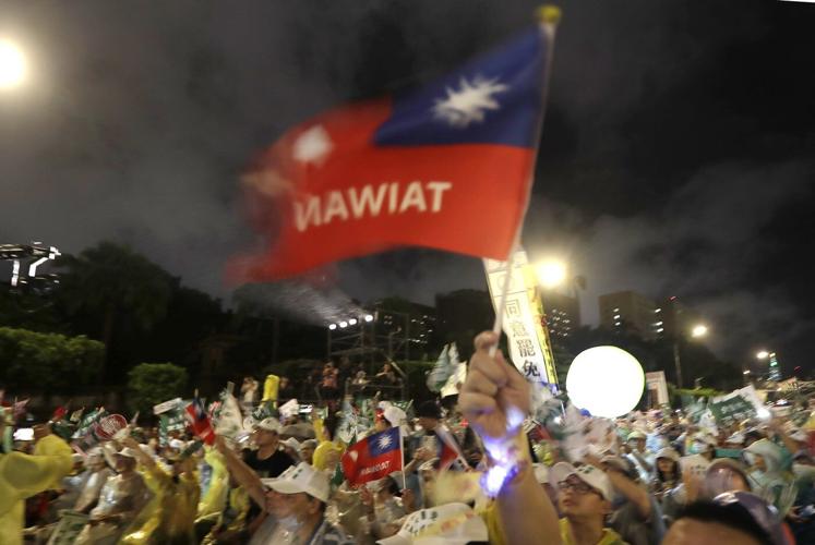 Taiwanese rally for and against the recall of opposition lawmakers seen as close to China